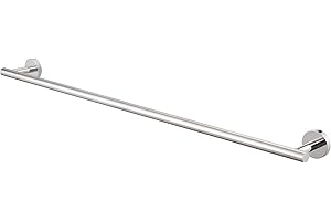 KES Handtuchhalter Bad 80CM Lang Badetuchhalter Edelstahl 18/8 Handtuch Halterung Handtuchstange Wandmontage Poliert, A2000S80