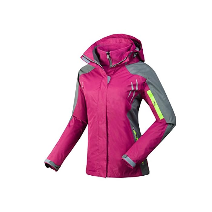 CIKRILAN Women's 3in1 Waterproof Fleece 