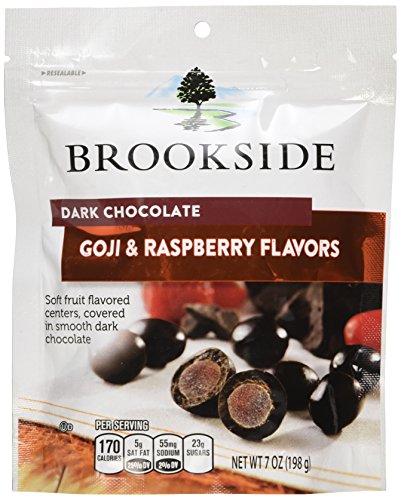 Brookside Dark Chocolate Covered Goji and Raspberry Flavors Candy, 198g RS.550 (8.00% Off) - Amazon