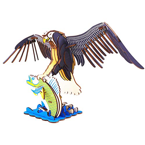 Preisvergleich Produktbild IVNGRI Student Simulation Dreidimensionale Holz Puzzle Spielzeug 3D Hand montiert Tiermodell Kinder Spielzeug Home Office Dekoration (Farbe : Unicorn)