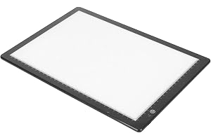 Slide Viewer, Ultra Thin Light Box Scanner med 3 Justerbara Ljusstyrkor, Filmnegativ Gamla Diabilder Skanningsljusbox Stöder