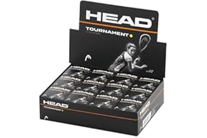 Sports Innovation Head Tournament Squash Balls - Single Yellow Dot - Box of 12