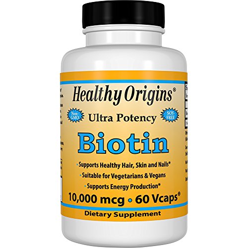 Healthy Origins Biotin - 10,000 mcg - 60 Vcaps RS.1250 (39.00% Off) - Amazon