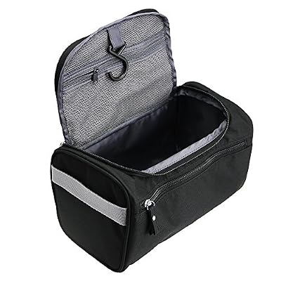 ONEGenug Trousse de Toilette Sac cosmétique voyage à Suspendre Sac Rangement Cosmétique Trousse de Voyage imperméable (TYPE 3 noir)