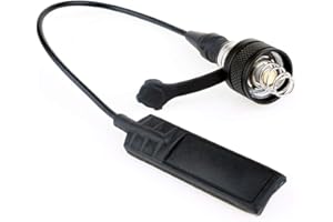 QIRUIMY Tactical Flashlight Pressure Switch UE07 Switch Assembly For M300 M600 Scout Light Black