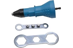 YWHWLX Cordless Rivet Gun Drill Adapter Electric Drill Tool Kit Electric Rivet Nut Riveter Adaptor Insert Nut Hand Power Tool Accessories