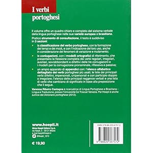 I verbi portoghesi. Morfologia, tipi di coniugazio
