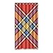 Produktbild 90 cm x183 cm (36 "x72") Badezimmer Duschvorhang, New Fashion Red Plaid Shades Maßgeschneidert wasserdichten Duschvorhang