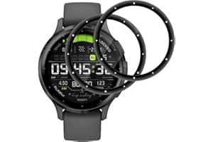 IQShield Screen Protector for Garmin Venu 3s, Ultra Clear Tempered Glass, Protective Film for Garmin 3s, 3sD Full Coverage, Touch Sensitive, Bubble-Free, 2 Pack