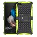 Produktbild Huawei P8 lite Hülle, P8 lite Schutzhülle, Fetrim Schlank Handyhülle Stoßfest Schutz TPU Doppelstruktur fall Harte Rüstung cover case schale für Huawei P8 lite mit Ständer (Grün)