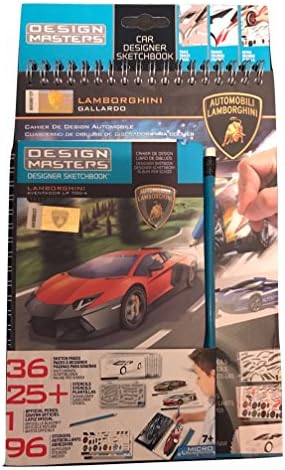 Lamborghini Sports Cars Colouring and Sketchbook