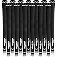 KINGRASP Golf Grips, Standard/Mid Size 5 Colors for Choice, Rubber Golf Club Grips 2019 Golf Grips Kit (Black, Standard)