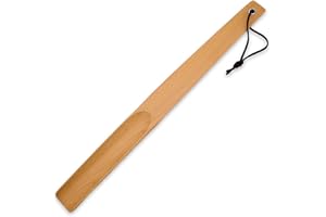 CDRPD 1 Pièce Chausse Pied Bois,Chausse-Pied,Chausse Pieds Long Manche,Premium Manche Long Chausse-Pied en Bois,Chausse-Pieds en Bois de Hêtre,pour Bottes et Les Chaussures(38cm)