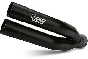 Mivv Scarico per BENELLI LEONCINO 500 2017 > 2022 DOUBLE GUN BLACK ORIGINAL