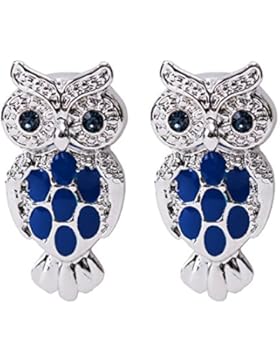 Neoglory Jewellery mit original Swarovski® Elements Ohrstecker Eule