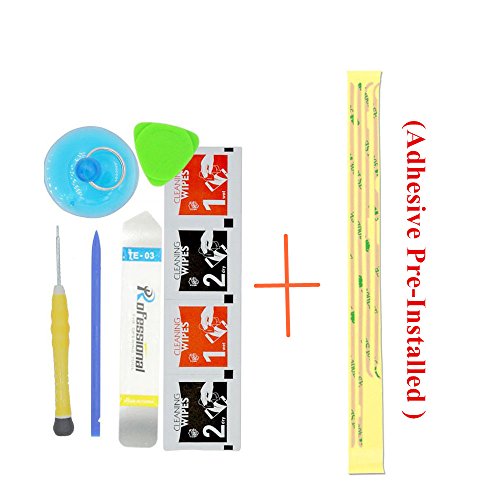 XIAO MO GU Touchscreen Digitizer Ersatz Vorderer Glas Display für iPad Air 1st Generation (iPad 5) A1474, A1475 mit Flexkabel und Werkzeug weiß Ersatz - 2