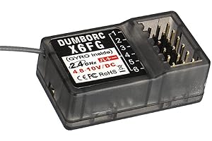 ZYZYZK DUMBORC X6FG Recevier 6 channel Receiver with GYRO for RC Car Truck Boat Tank