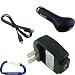 Produktbild Gizmo Dorks Travel Wall und KFZ-Ladegerät Paket mit Karabiner Schlüsselanhänger für das Sony Reader PRS-T2