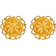 P.C. Chandra Jewellers 22k (916) Yellow Gold Earrings for Women Yellow - 1.63 Gram