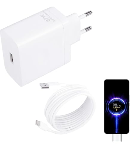 Super Pack caricatore + cavo per ricarica rapida Oppo A94 Fast Charger ultra potente e veloce 3A con cavo di ricarica / trasferimento dati