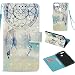 Produktbild HUAWEI HONOR 7A Hülle, HUAWEI HONOR 7A Schutzhülle, HUAWEI HONOR 7A cover Alfort Lederhülle Design Dual Use Flip Hülle Cover Schale Book Type PU Leder + PC Hülle Innere Magnetverschluss Flip Case Wallet Case für HUAWEI HONOR 7A Smartphone Ledercase Tasche Taschen Schalen Handytasche mit Standfunktion und Kartenfächer ( Fantasy Windspiele )