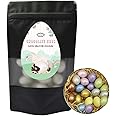 Confect Chocolate Eggs Milk Chocolate with Crisp Sugar Shell Candy, Easter, Resealable Bag - Assorted 52 Pcs