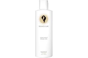 Bounce Curl Light Creme Curly Hair Gel | Curly Hair Styling Gel | Curly Hair Product | 8oz, 238ml