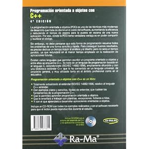 Programación Orientada a Objetos con C++. 4ª Edición
