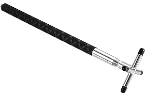 PATIKIL Rétractable Billards Queue Bâton Pont, Silicone Billard Queue Accessoire avec Amovible Croix Laiton Pont Tête pour Billard Table Concours, Argenté