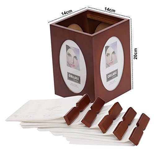 Kurtzy® Wooden Photo Album/Frames Cubical Box With Rotating Bottom – Free Photo album cover(L=14 B=14 H=20 CM )(White) RS.1199 (60.00% Off) - Amazon