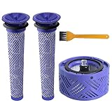 ★ KIT DE VALOR - Puede obtener 2 filtros Pre, 1 filtro de postes, 1 cepillo de limpieza gratuito, pieza original de reemplazo de filtro Dyson totalmente compatible, mantenga su Dyson funcionando al máximo rendimiento