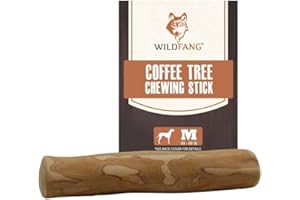 Wildfang® Coffee Wood Dog Chew Medium - Durable Dog Toys for Aggressive Chewers, Dental Stick for Teething Puppy, Training for Chewing Muscles, Coffee Tree Sticks for Medium Dogs (15-25kg)