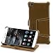Produktbild Leicke MN60236 Huawei P8 Leder Hülle Case Buch Cover | Easy Stand, Kartenslot | Feines Nubukleder