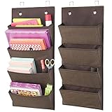 MUCHO ESPACIO: Cada organizador de escritorio mide 7,6 cm x 33 cm x 72,4 cm y tiene gran capacidad para accesorios de oficina, pero también para gafas de sol y cartas en la entrada o para el baño.