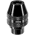 AASONS Quick Change Keyless Mini Micro Drill Chuck 0.8-3.2mm For Die Grinder | Convert Collet Holder To Chuck | Pencil Straight Grinder Attachment Rotary Tool Work