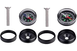 ARVALOLET Boussole de vélo Boussole de Moto légère Boussole de vélo étanche Anti-poussière S/L Accessoire de Guidon de vélo Polyvalent