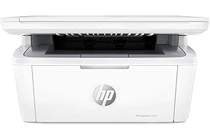 HP LaserJet M140w 7MD72F, Stampante Multifunzione Laser A4, Monocromatica, Stampa Fronte e Retro Manuale in Bianco e Nero, 20 ppm, Wi-Fi, Smart, Bianca