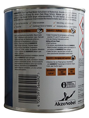 AKZO NOBEL (DIY HAMMERITE) Metall-Schutzlack glänzend 2,500 L, 5087594 - 2