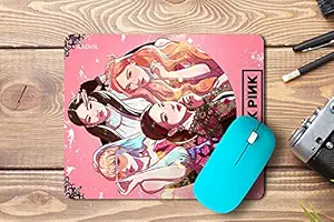 Radvil Blackpink Kpop Mousepad 7.5x8 inches | Anti-Slip 3mm Thick Rubber Base for Gaming Desktop and Laptop Computers | (Mouse not Included) Design 5