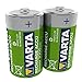 Price comparison product image Varta - Battery D rechargeable 1.2 Volt 2 pieces