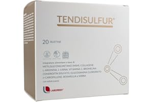 Laborest | Tendisulfur | 20 bustine | Mantenimento dei tendini e il movimento muscolare | Vitamina C