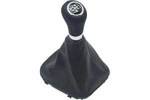 Arotzelox Pomo de palanca de cambios de 6 velocidades+fuelle+marco para clase CLK W209 C W203 S203 botón de cambio de marchas