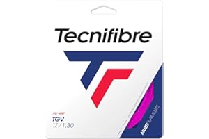 Tecnifibre Tgv L 12M Tennis Cordage en Garniture Multifilament Pink 1,30