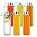 Produktbild Aicook Glasflaschen, Trinkflasche 500ml 6 Stück Aus Glas Auch Für Kinder BPA-frei, für Saft, Getränk