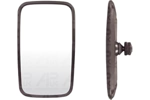 APUK Universal Mirror Head & Glass 320 x 185mm Tractor Lorry Digger Replacement for JCB Bus Wing