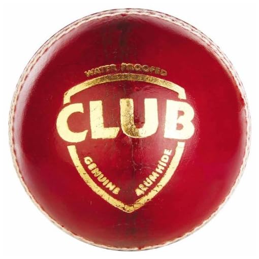 SG Club Leather Ball (Red), cricket, 160 Grams