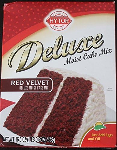 Hytop Deluxe Moist Red Velvet Cake Mix 468g