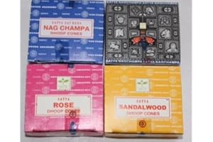 RUSHANT Shrinivas Incense Cones 10 cones x 4 packs (Mixed 4 Packs)