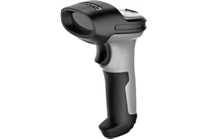 Inateck Barcode Scanner 2D Bluetooth, Kabellose QR Code Scanner, Wireless Handscanner mit AI APP & SDK, 1 Ladung 180 Tage Standby, Automatisches schnelles und präzises Scannen, BCST-72