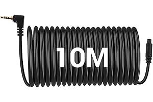 JANSITE 10m Dash Cam Reverse Camera Extension Cables 4 Pin for Rear View Mirror Dash Cam Rear View Camera